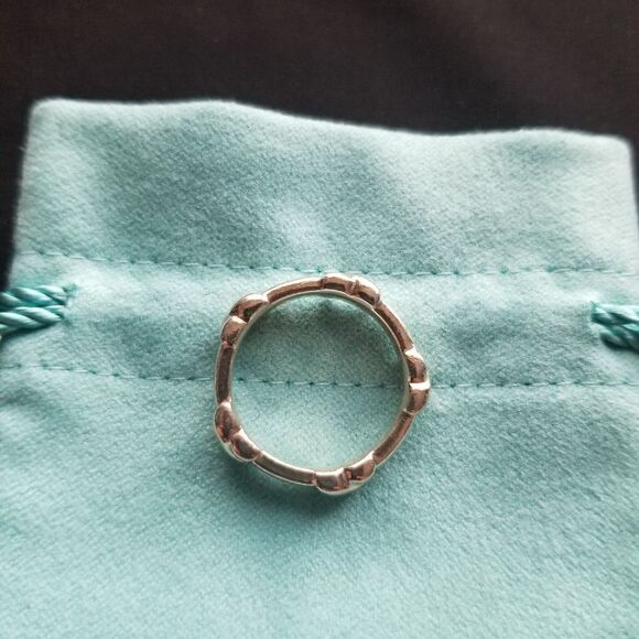 Tiffany & Co. Silver Kiss Ring - Picture 3 of 7